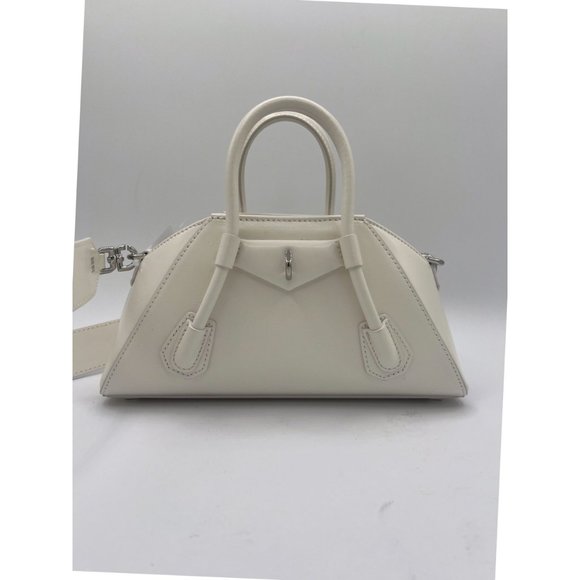 Givenchy Mini Antigona Stretch Bag In Box Leather - Picture 12 of 12